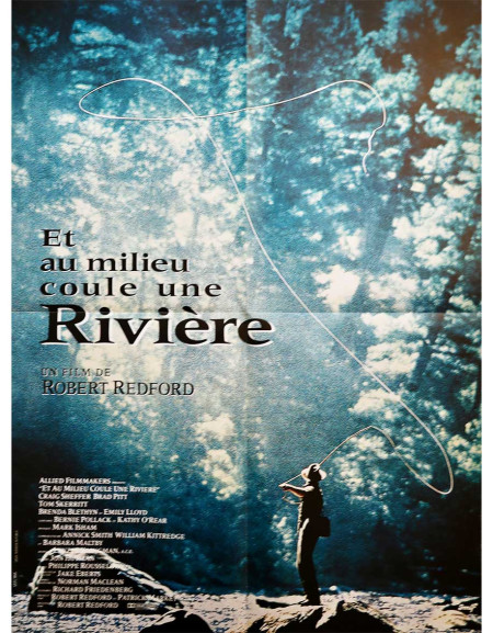 Et au milieu coule une rivière - 60x80 cm - pliée