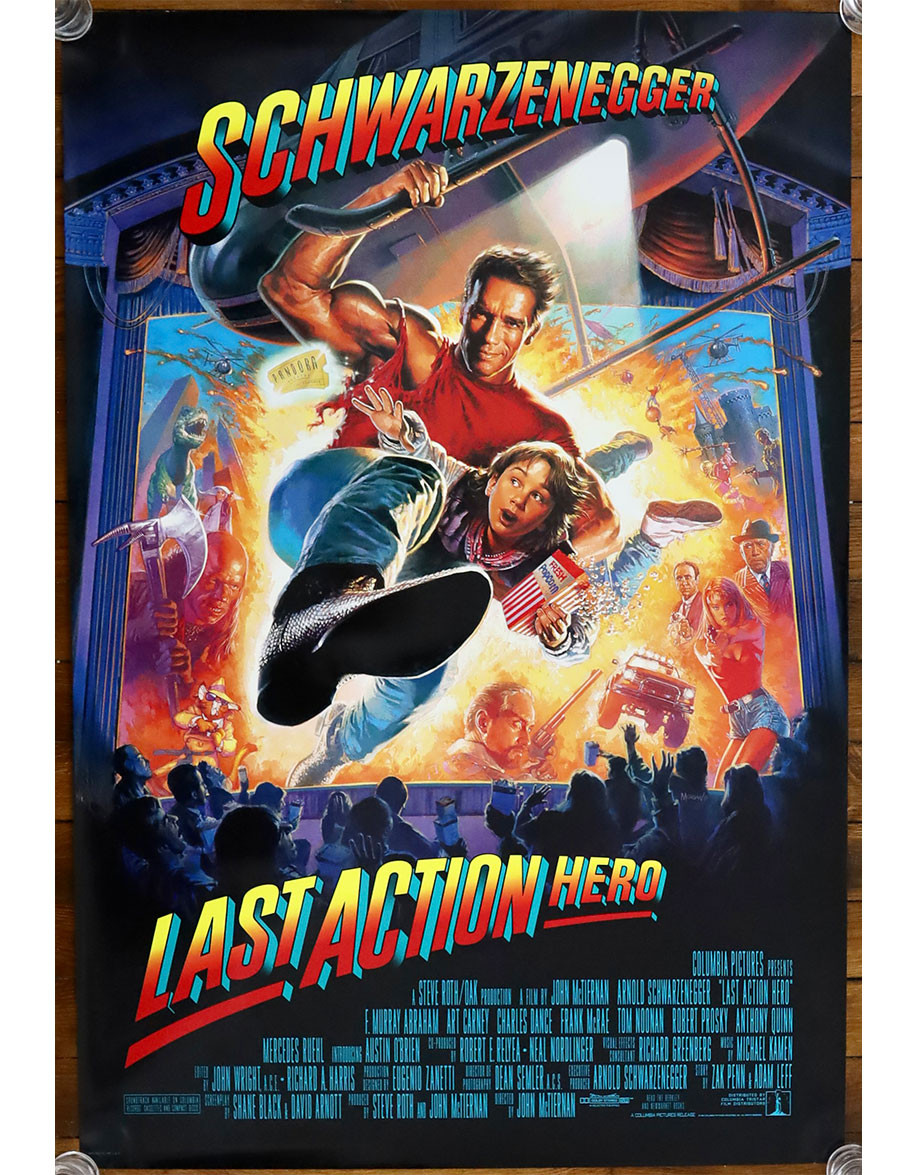 Last Action Hero — affiche originale américaine...