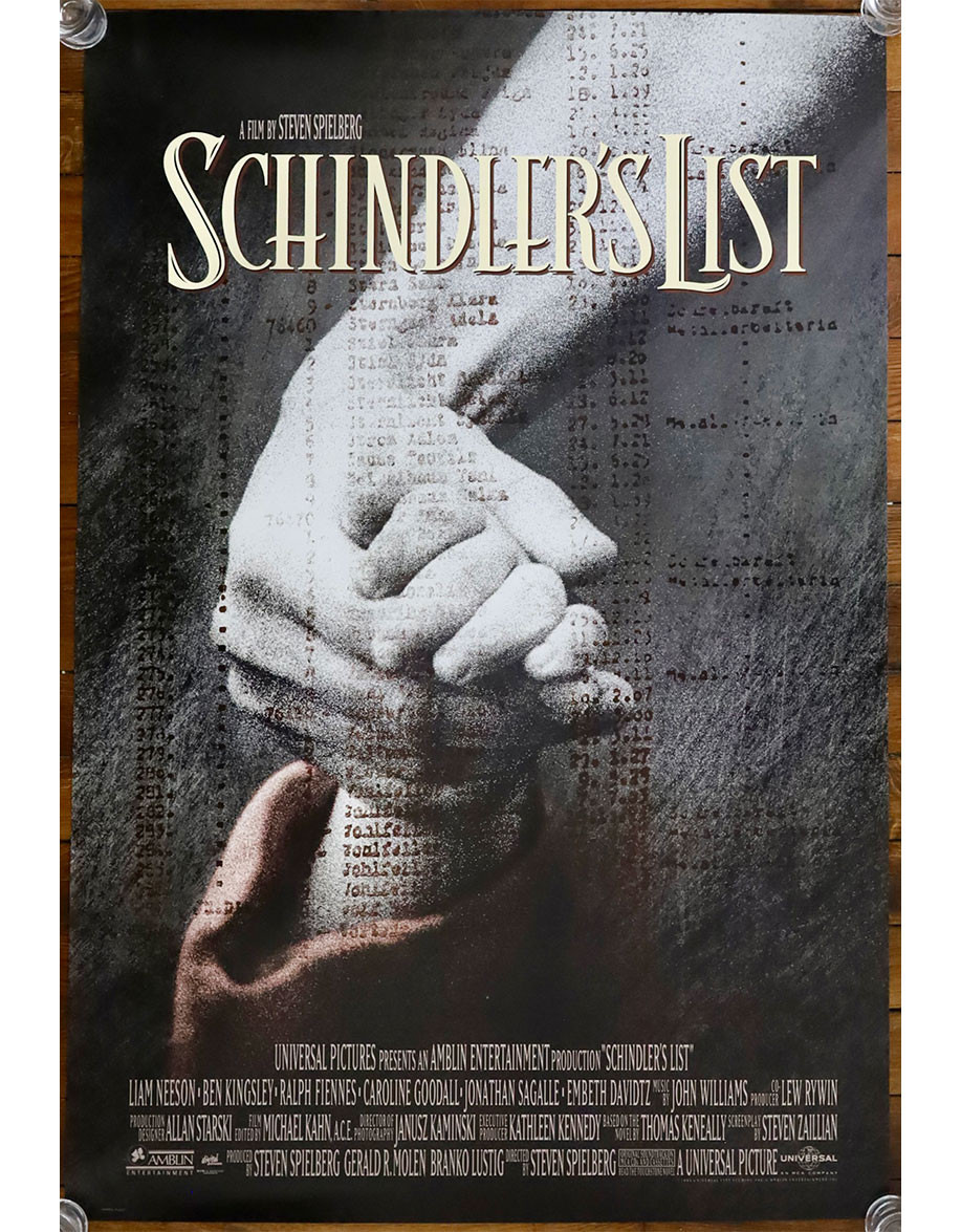 La Liste de Schindler — affiche originale...