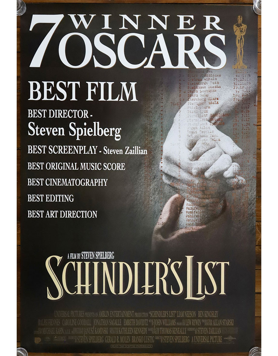 La Liste de Schindler — affiche originale...