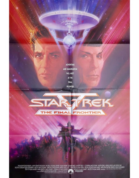 Star Trek 5 : L'ultime frontière - 69x104 cm - pliée
