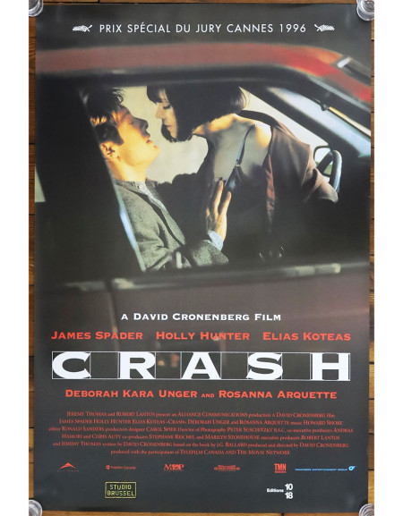 Crash — affiche originale belge 70x98 cm (1996) |...