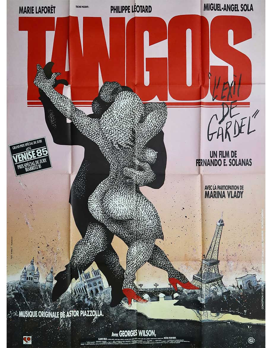 Tangos, l'exil de Gardel - 120x160 cm - pliée