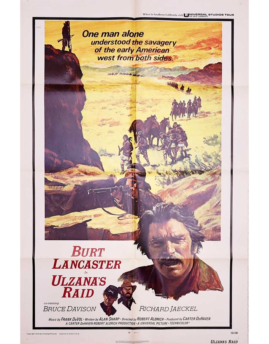 Fureur Apache — affiche originale américaine...