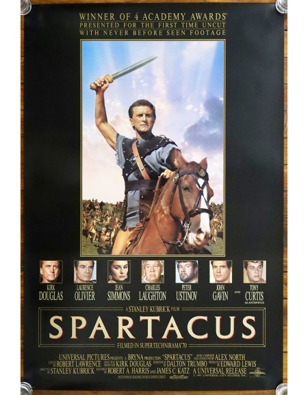 Spartacus — affiche originale américaine one sheet 69x104...