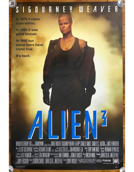 Alien 3 — affiche originale américaine one sheet 69x104...