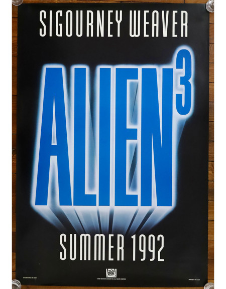 Alien 3 — affiche originale américaine one sheet 69x104...