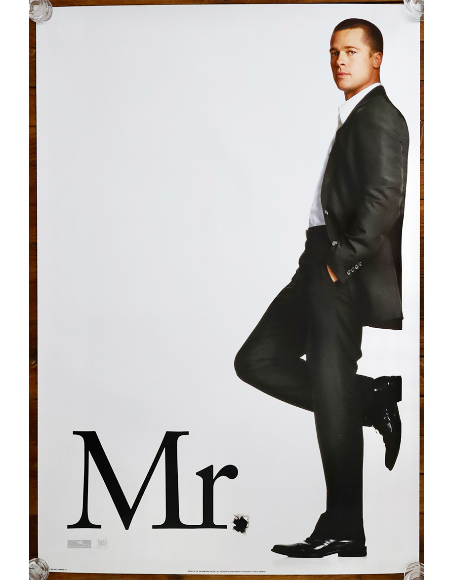 Mr. et Mrs. Smith — affiche originale...
