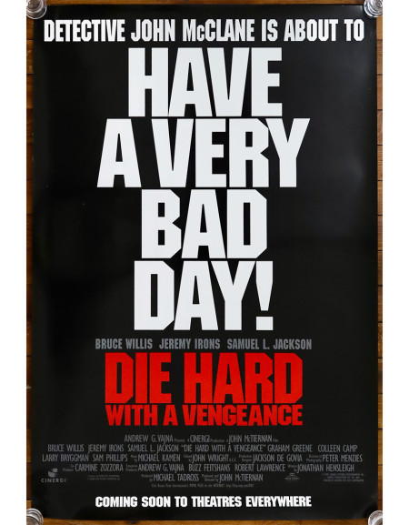 Une journée en enfer — affiche originale américaine one...