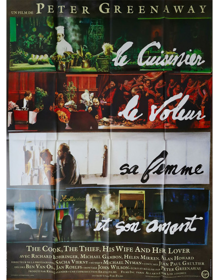 Le cuisinier, le voleur, sa femme et son amant — affiche...