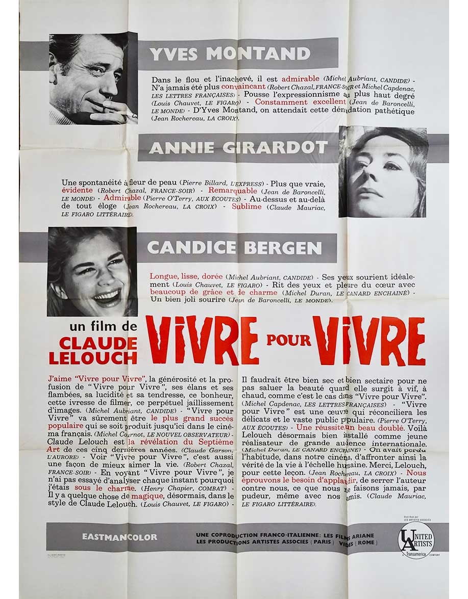 Vivre pour vivre - 120x160 cm - pliée