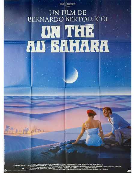 Un thé au Sahara - 120x160 cm - pliée