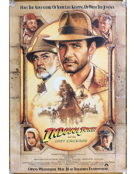 Indiana Jones et la Dernière Croisade — affiche originale...
