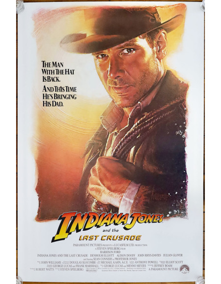 Indiana Jones et la Dernière Croisade — affiche originale...