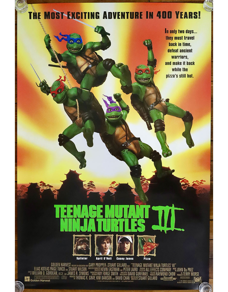 Les Tortues Ninja 3 - 69x104 cm - roulée