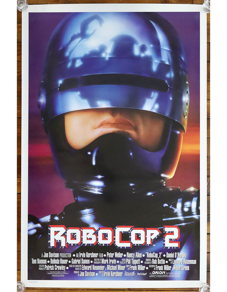 RoboCop 2 — affiche originale américaine one...
