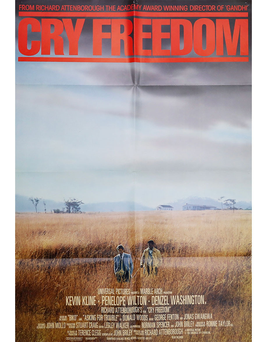 Cry Freedom - 69x104 cm - pliée