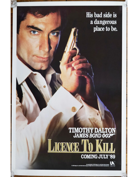 Permis de Tuer (Licence to Kill) — affiche originale...