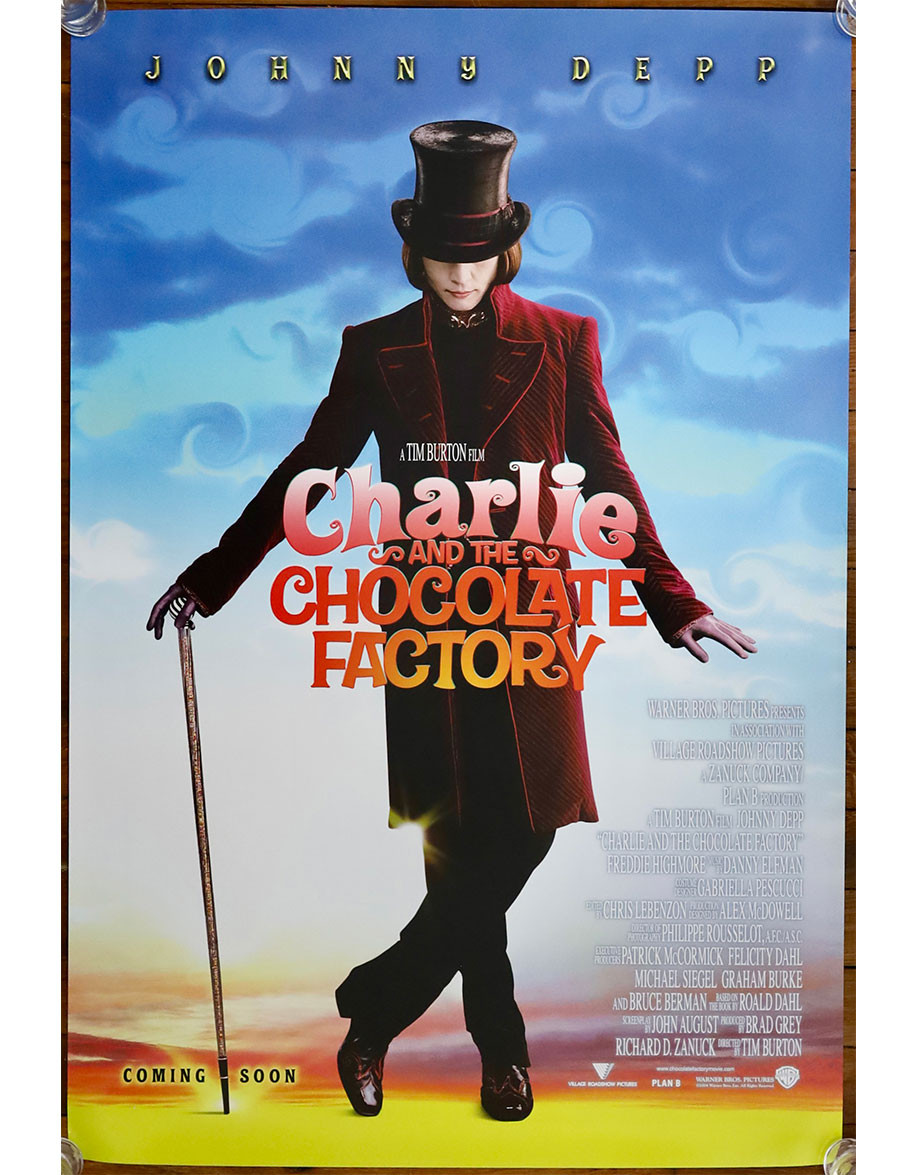 Charlie et la chocolaterie - 69x104 cm - roulée