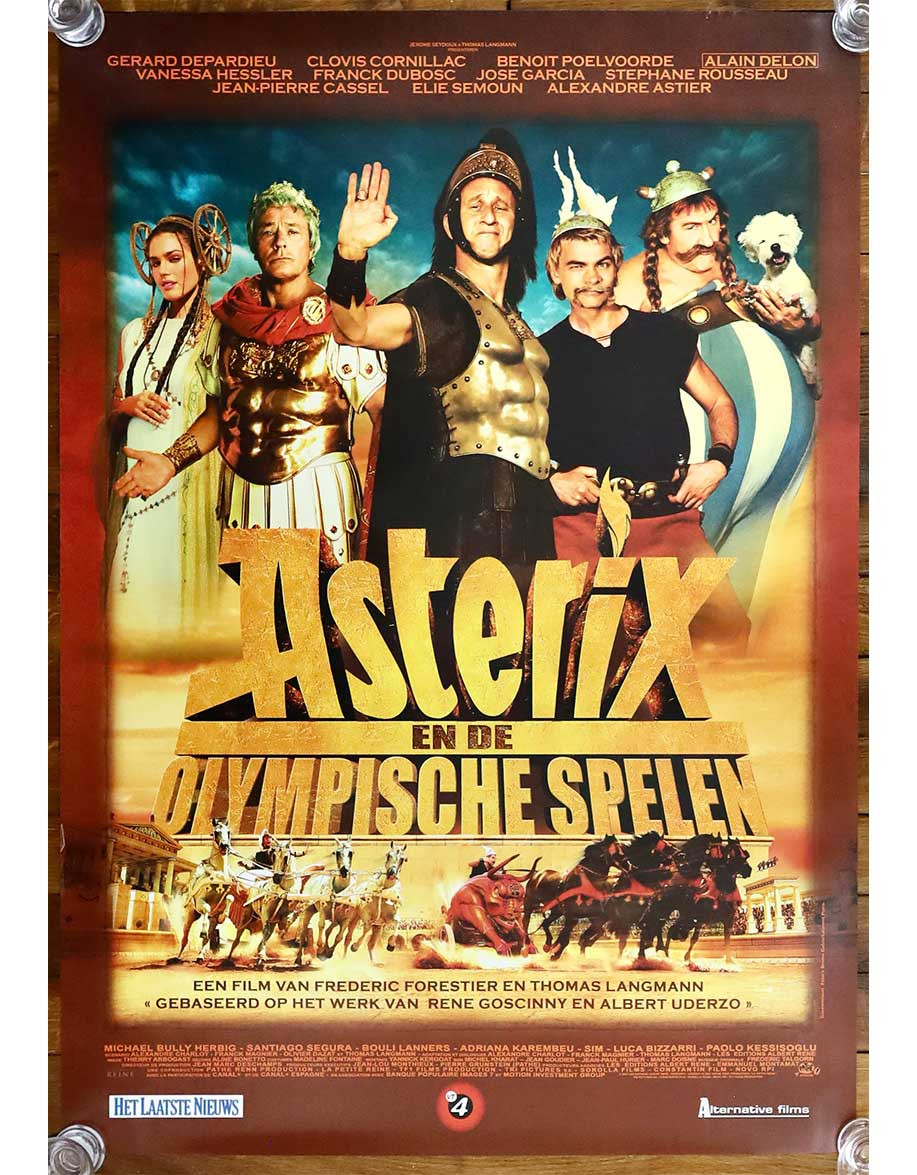 Asterix aux Jeux Olympiques - 70x98 cm - roulée