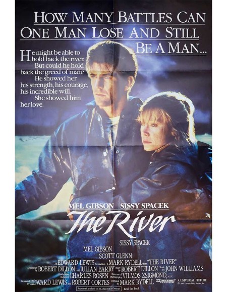 La rivière - 69x104 cm - pliée