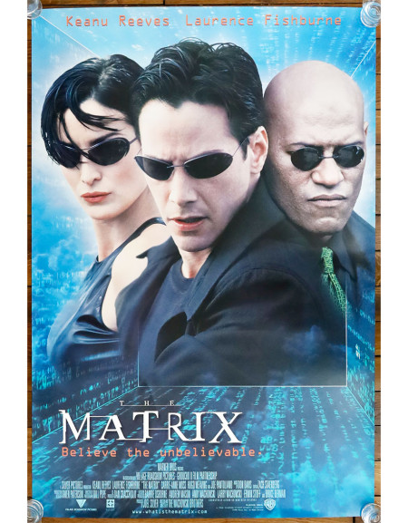 Matrix — affiche originale international one sheet (1999)...