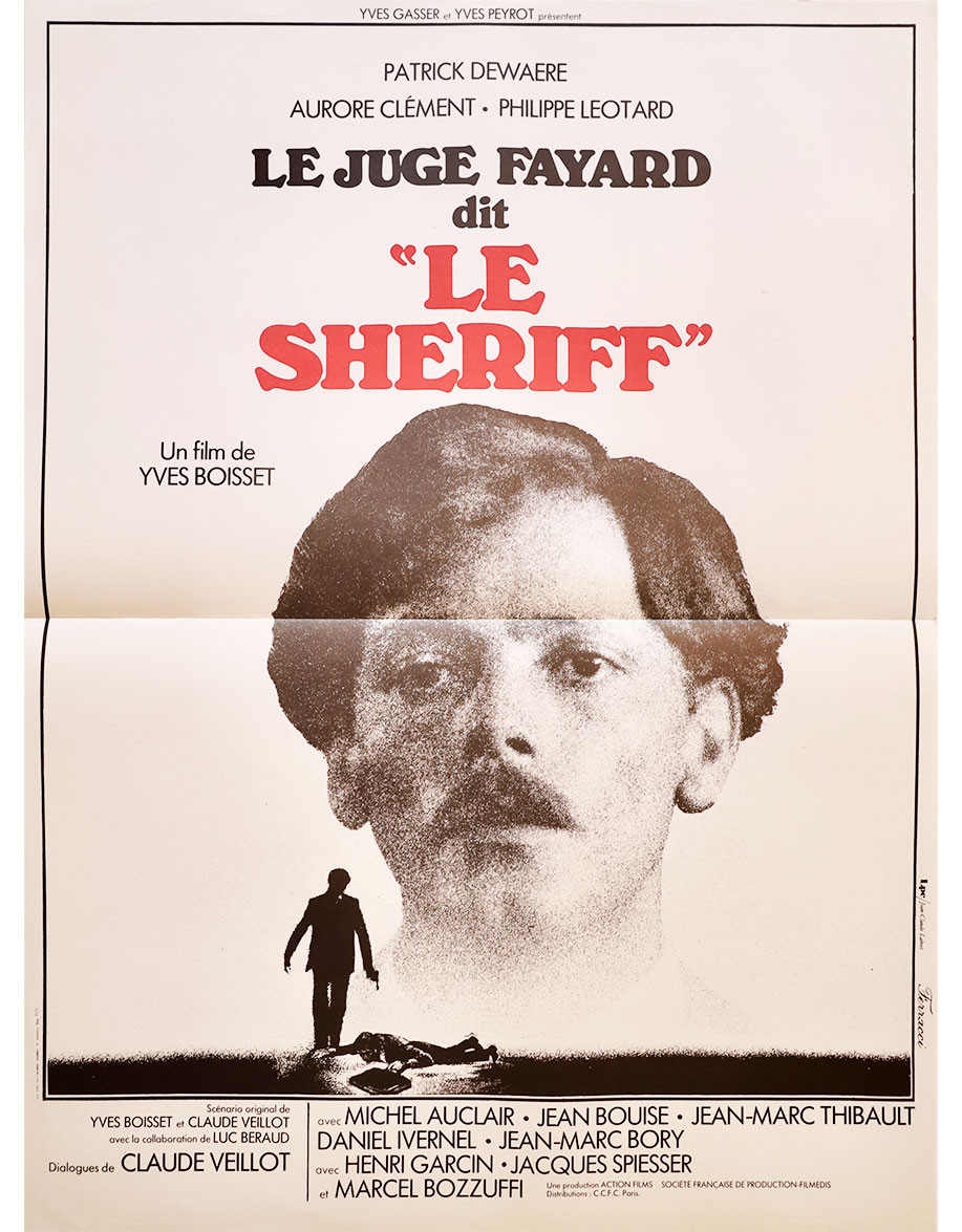 Le juge Fayard dit le Shériff - 40x53 cm - pliée