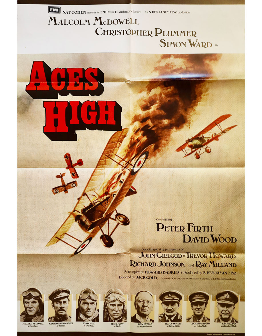 Le Tigre du ciel — affiche originale anglaise...