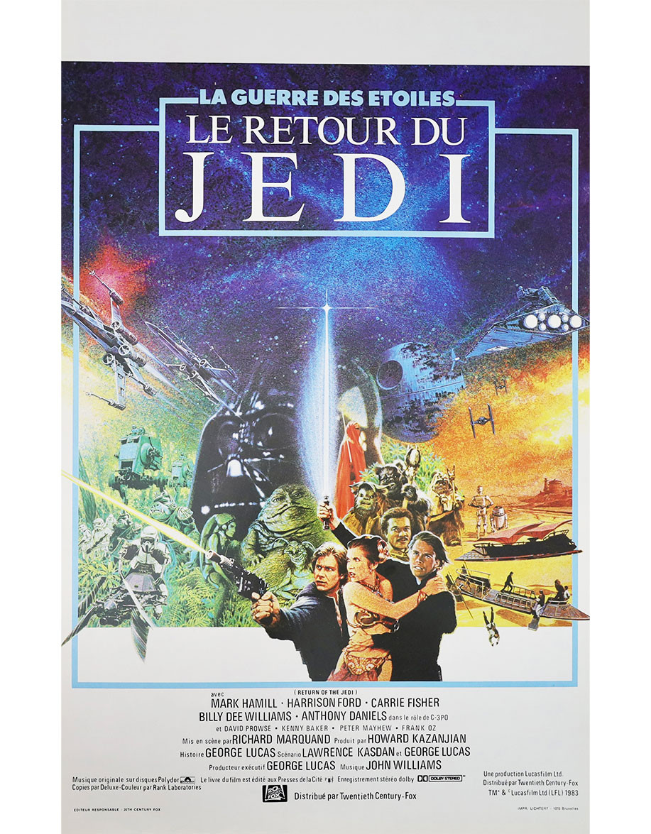 Le Retour du Jedi — affiche originale belge...