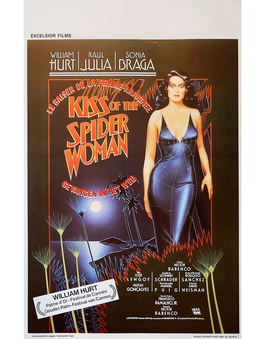 Le baiser de la femme araignée - 35x55 cm - roulée