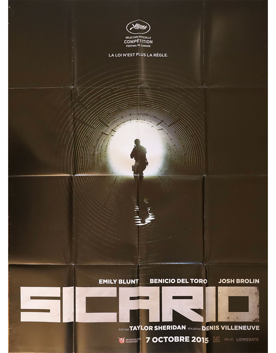 Sicario - 120x160 cm - pliée