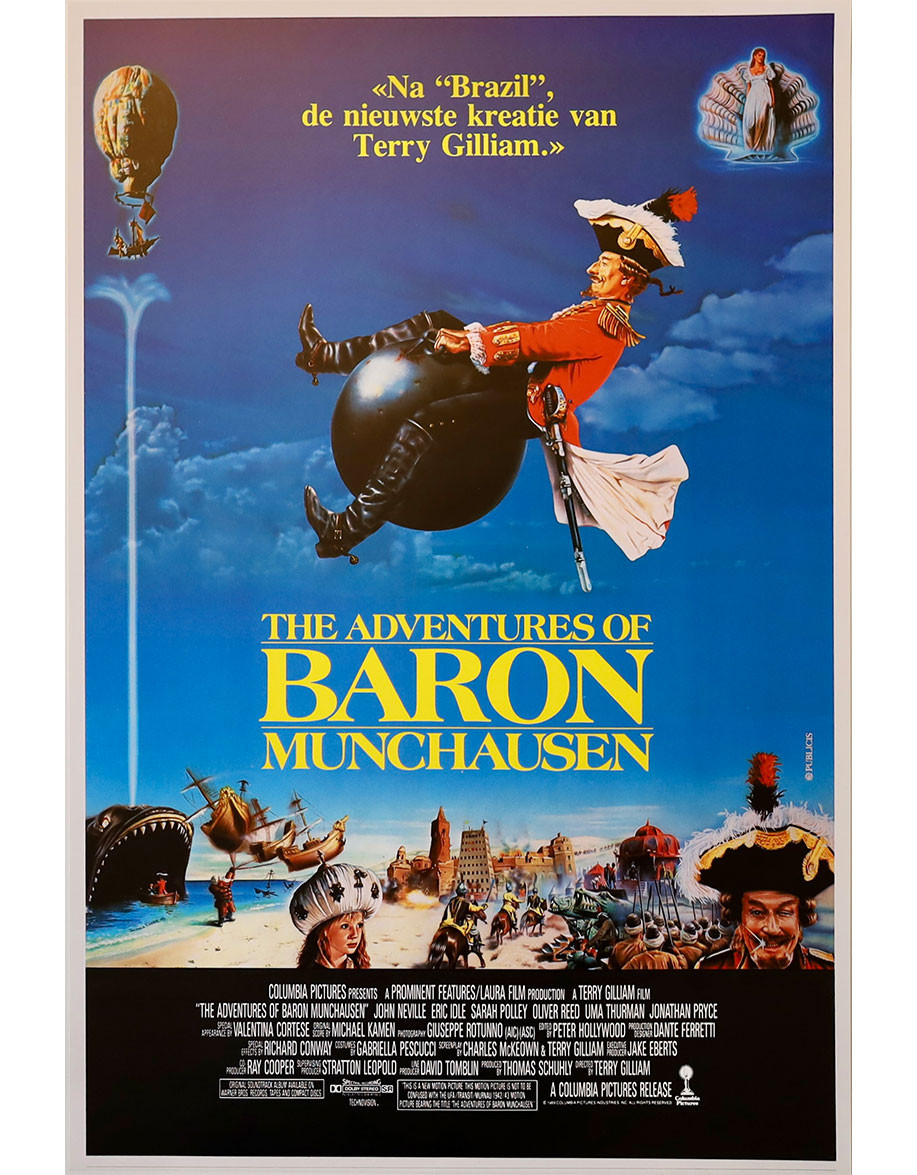 Les aventures du baron de Munchausen - 35x55 cm...