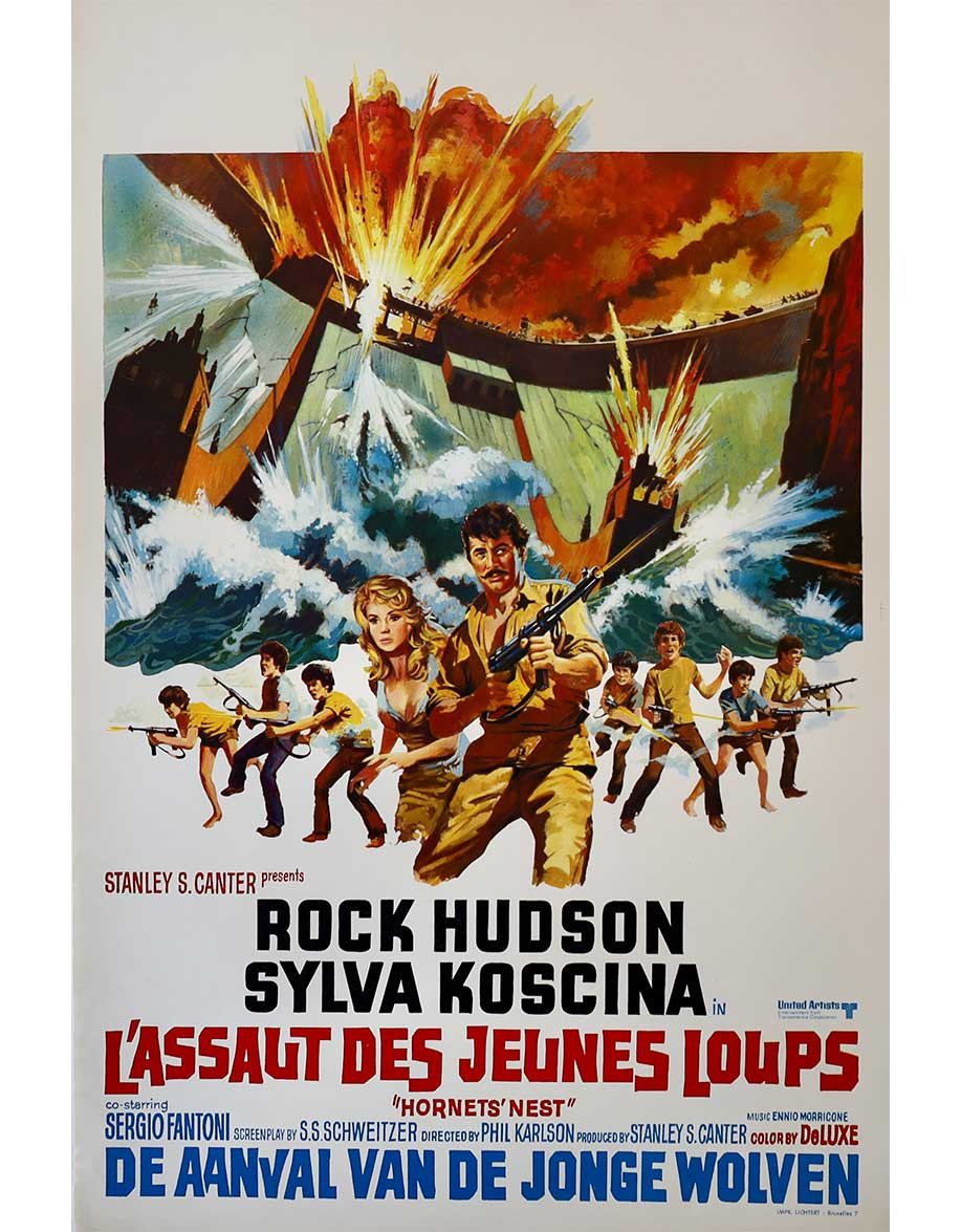 L'assaut des jeunes loups - 35x55 cm - roulée