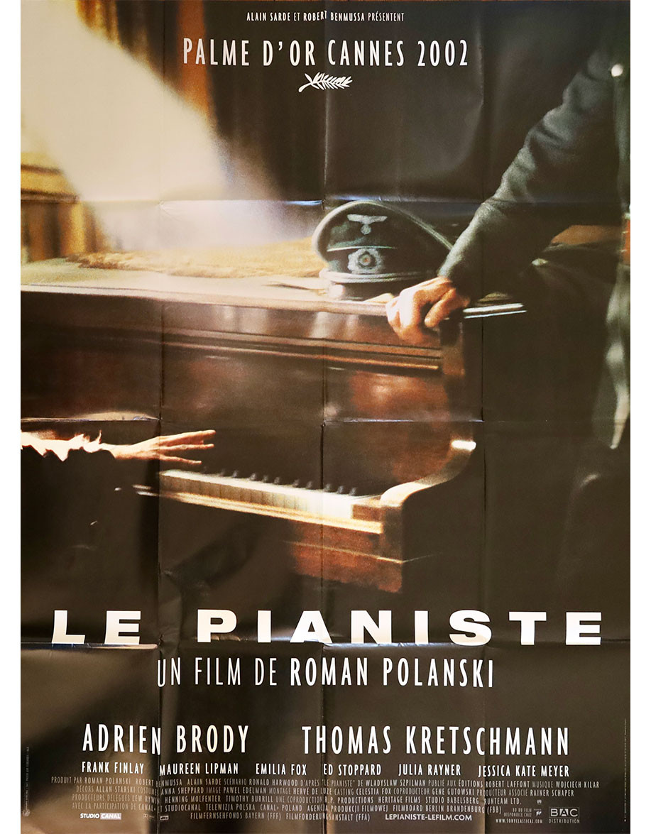 Le Pianiste - 120x160 cm - pliée