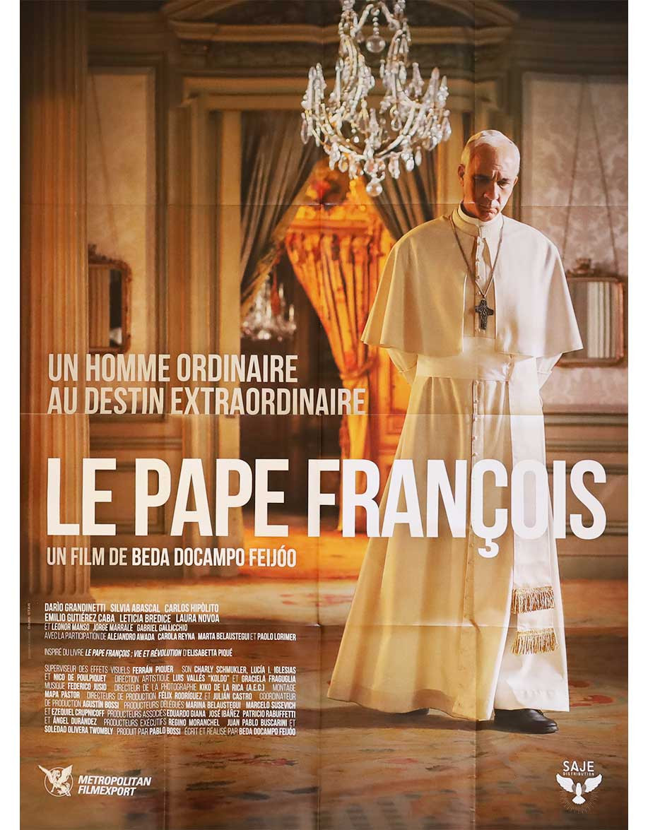Le Pape François - 120x160 cm - pliée