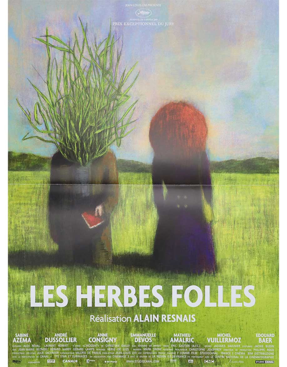 Les herbes folles - 40x53 cm - pliée