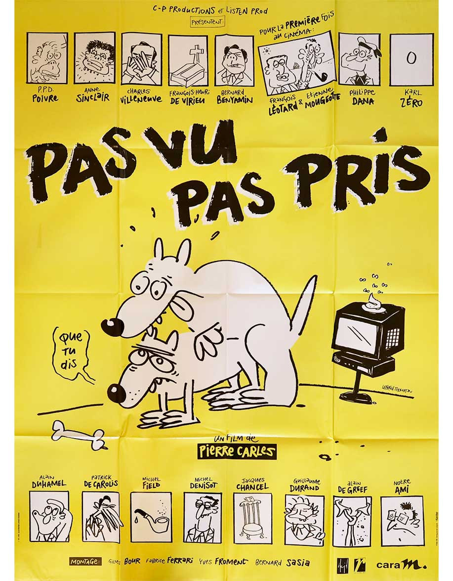 Pas vu pas pris - 120x160 cm - pliée
