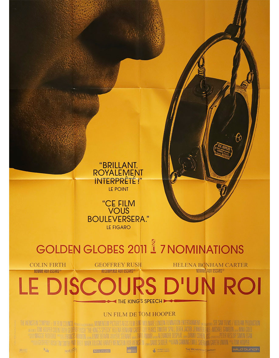 Le discours d'un Roi - 120x160 cm - pliée