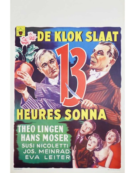 13 heures sonna - 35x55 cm - roulée