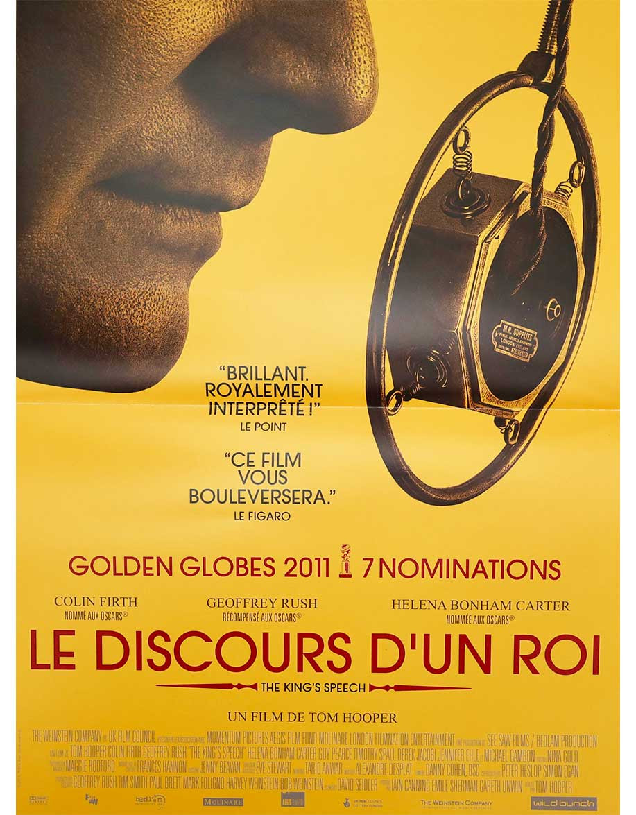 Le discours d'un Roi - 40x53 cm - pliée