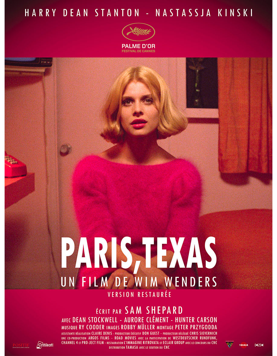 Paris, Texas — affiche originale française...