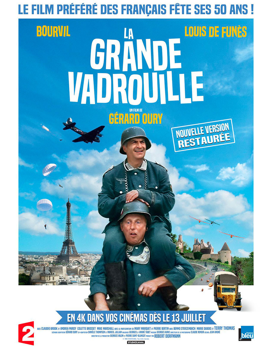 La grande vadrouille - 40x53 cm - roulée