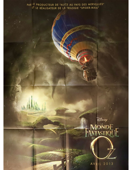 Le monde fantastique d'Oz - 120x160 cm - pliée