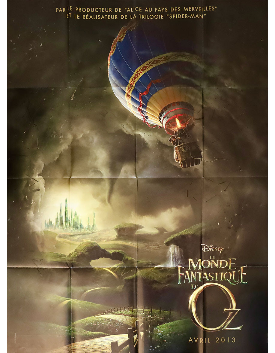 Le monde fantastique d'Oz - 120x160 cm - pliée