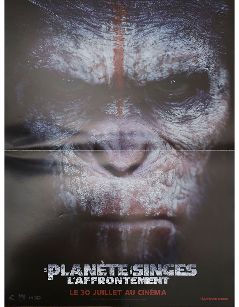 La Planète des Singes : L'affrontement - 40x53...