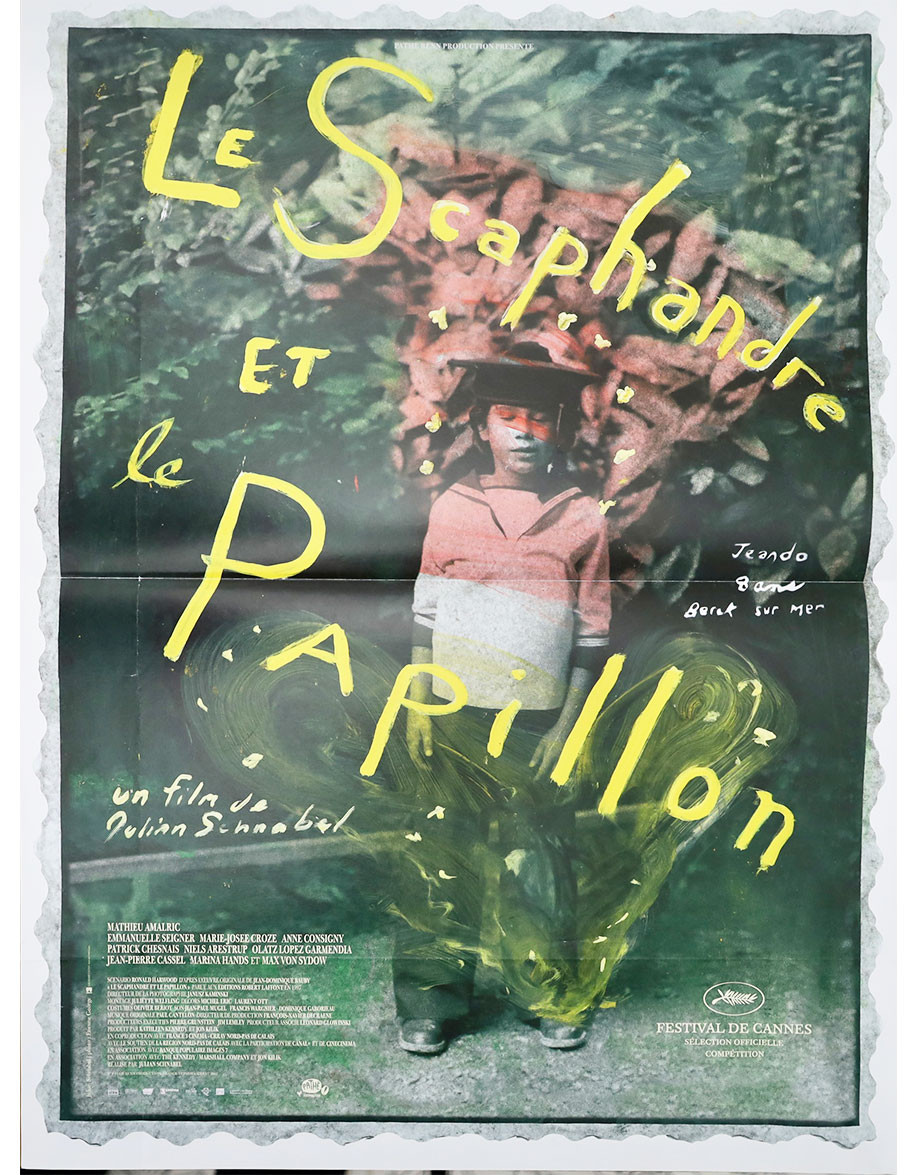 Le Scaphandre et le Papillon - 40x53 cm - pliée