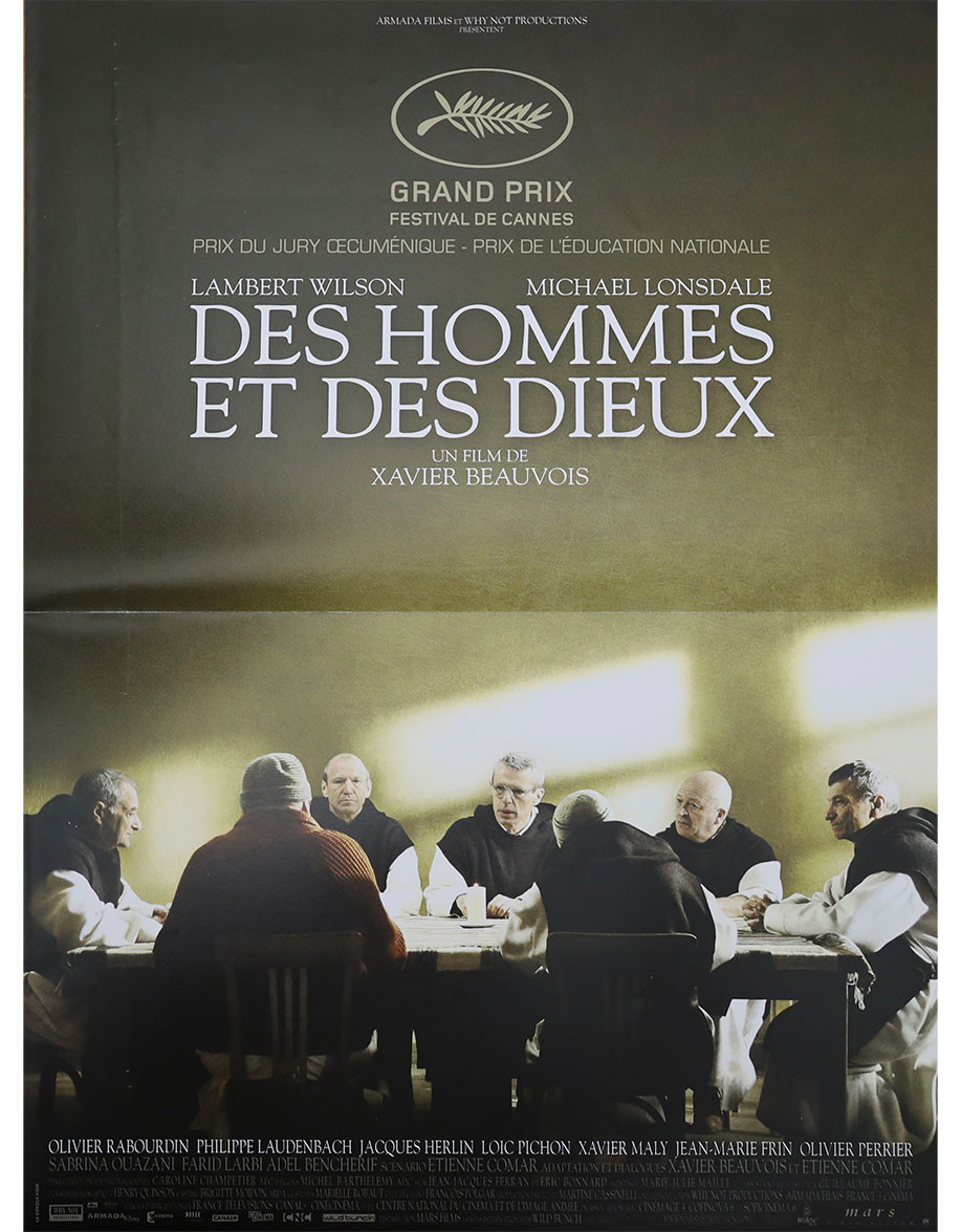 Des Hommes et des Dieux - 40x53 cm - pliée