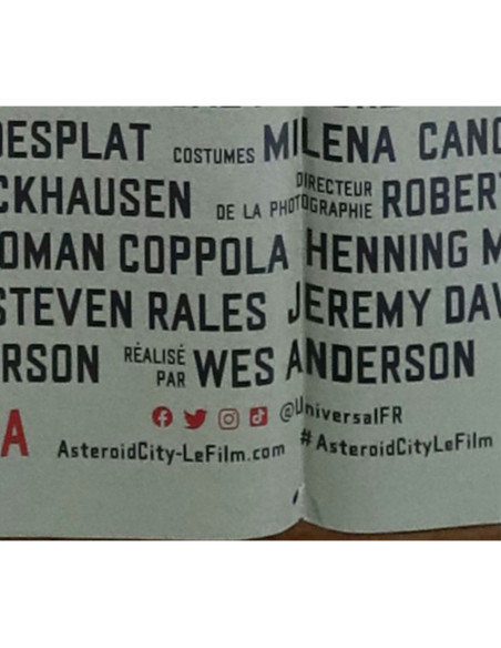 Asteroid City - 120x160 cm - pliée