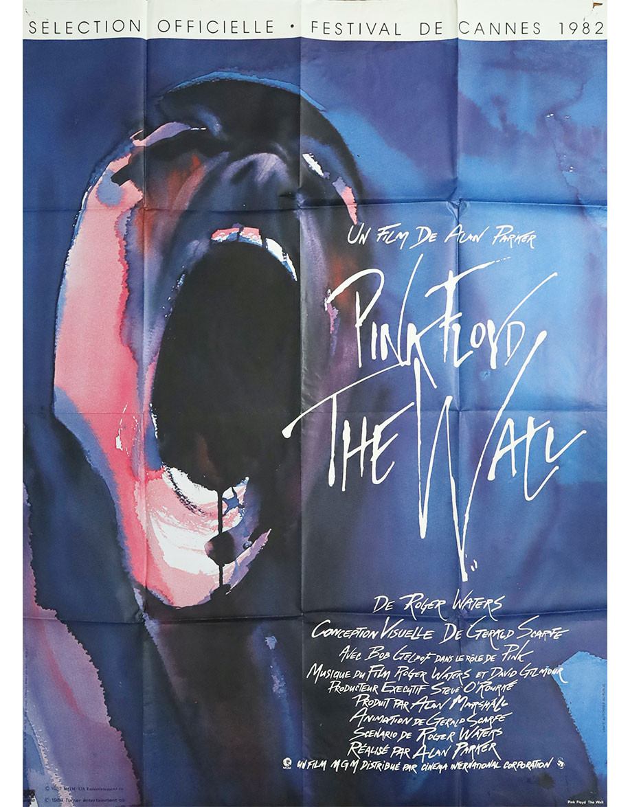 Pink Floyd, the Wall - 120x160 cm - pliée