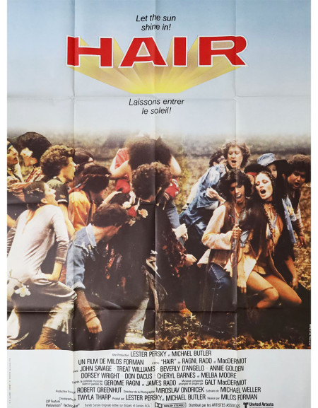 Hair — affiche originale française 120x160 cm (1979) |...